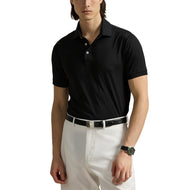 RLX Ralph Lauren Lightweight Airflow Jersey Golf Polo Shirt - Polo Black