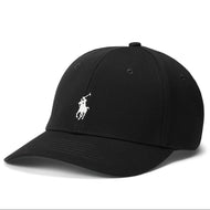 RLX Ralph Lauren 马球运动员斜纹高尔夫球帽 - Polo 黑色