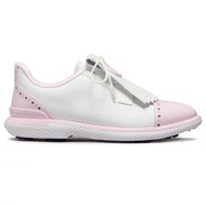 G/Fore Women's Brogue Cap Toe Kiltie Gallivan2r Golf Shoes - Snow/Blush