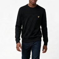 Lyle & Scott Golf 1874 Crew Neck Pullover - Jet Black
