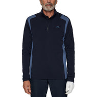 J.Lindeberg Lukas Quarter Zip Golf Mid-Layer - Vintage Indigo