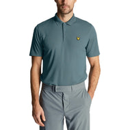 Lyle&Scott Golf Tech Polo衬衫 - 铁蓝色