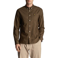 Lyle&Scott常规适合轻量级牛津衬衫 - 橄榄