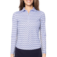 Golftini Women's Cool Girl Long Sleeve Golf Polo Shirt - Nauti & Nice