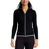 Nivo Women's Mona II Full Zip Golf Cardigan - Black