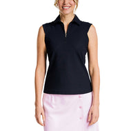 Nivo Women's Nikki II Sleeveless Golf Polo Shirt - Black
