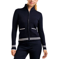 Nivo Women's Scarlet Full Zip Knitted Golf Cardigan - Navy