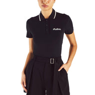 Malbon 女式 Paloma 高尔夫 Polo 衫 - 黑色
