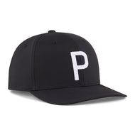 Puma Heritage P Golf Cap - Puma Black/White Glow