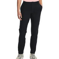Under Armour Women's Links高尔夫裤子 - 黑色/金属银色