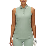 Rohnisch Women's Miriam Sleeveless Golf Polo Shirt - Lily Pad