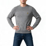 Lyle & Scott Golf 1874 Crew Neck Pullover - Carbon Grey