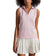 RLX Ralph Lauren Women's Tour Pique V-Neck Sleeveless Polo Shirt - Garden Pink