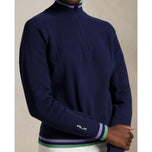 RLX Ralph Lauren Women's Coolmax Wool 1/4 Zip Pullover - Refined Navy