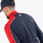 Galvin Green Dave Insulating 1/4 Zip Mid-Layer - Navy/Red