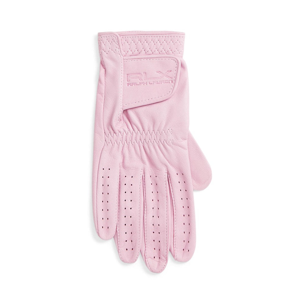 RLX Ralph Lauren Women's Performance Cabretta Leather Golf Glove Right - Garden Pink