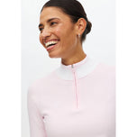 Rohnisch Women's Kora Knitted Half Zip Golf Pullover - Cradle Pink