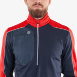 Galvin Green Dave Insulating 1/4 Zip Mid-Layer - Navy/Red