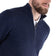 Galvin Green Chester Merino 1/4 Golf Sweater - Navy Melange