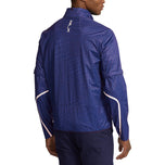 RLX RALPH LAUREN Stratus Plaid Witer Repellent全邮政高尔夫球夹克 - 法国海军格林格子