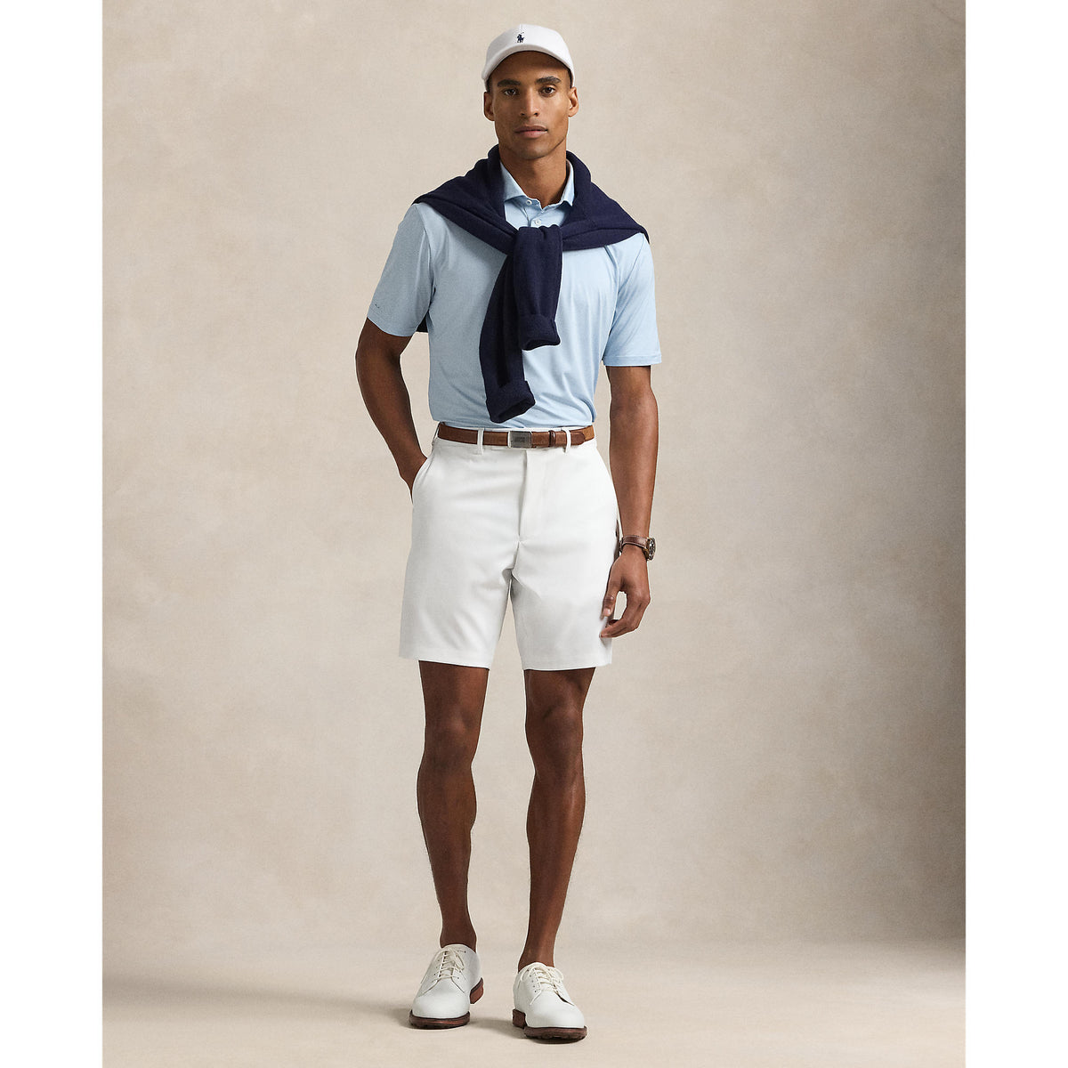 RLX Ralph Lauren Featherweight Cypress Golf Shorts - Ceramic White