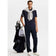 J.Lindeberg Heath Stripe Regular Fit Golf Polo Shirt - JL Navy