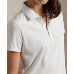 RLX Ralph Lauren Women's Tour Performance Golf Shirt - Ceramic White
