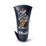 RLX Ralph Lauren 刺绣 Polo 熊推杆头套 - 精致海军蓝