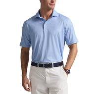 RLX Ralph Lauren 印花轻质气流高尔夫 Polo 衫 - 办公室蓝色 Divot 点