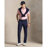 RLX Ralph Lauren 印花轻质气流高尔夫 Polo 衫 - 卡梅尔粉玉兰钻石