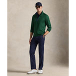 RLX RALPH LAUREN LUX PERS PELS HAFF ZIP套头衫 - 复古松树