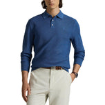 RLX Ralph Lauren Performance Polo-Collar Golf Sweater - Tide Pool Blue Heather