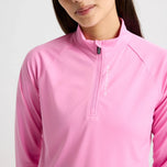 Rohnisch Women's Addy Long Sleeve Golf Shirt - Fuchsia Pink
