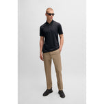 Boss Paddytech Stretch Jersey Polo Golf Shirt - Black