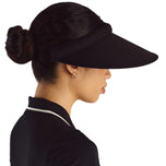 Malbon Women's Claire Golf Visor - Black