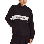 Malbon 女式 Crosscourt 高尔夫风衣 - 黑色