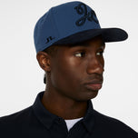 J.Lindeberg Caddy高尔夫球帽 - 复古靛蓝