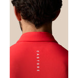 Castore Club Classic Polo高尔夫衬衫 - 罂粟红色