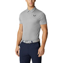 Castore Pinnacle Engineered Knit Polo Golf Shirt - Mid Grey/Gunmetal