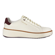 Cole Haan Women's Women's GrandPrø Topspin Golf Shoes - Ivory/Bloodstone/Fondue Fudge