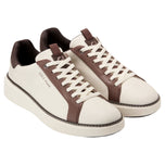Cole Haan GrandPrø Topspin Waterproof Wide Golf Shoes - Ivory/Chestnut