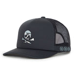 G/Fore Golf Camo Skull & T's Trucker Snapback - Onxy