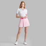 G/Fore 女式微褶弹力 15 英寸高尔夫裙裤 - 腮红