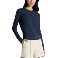 G/Fore Women's Pointle G Crewneck高尔夫毛衣 - 暮光