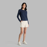 G/Fore Women's Pointle G Crewneck高尔夫毛衣 - 暮光