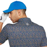 Galvin Green Marlo透气高尔夫球球衫 - 黑色/宝蓝色