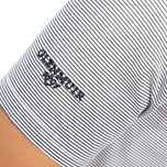 Glenmuir Torrence Micro Stripe性能高尔夫衬衫 - 白色/海军