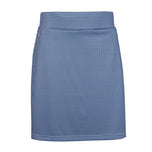 Glenmuir Women's Emeli Lightweight Stretch Performance Golf Skort - Navy/ White Gingham