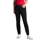 IBKUL 女式 5 口袋高性能高尔夫球裤 - 黑色