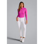 IBKUL Women's 5 Pocket Performance Golf Pant - White